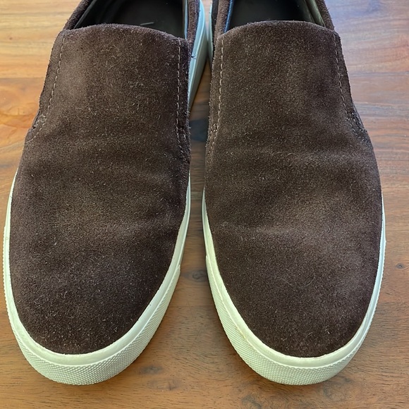Vince Suede Slip On Shoes - Picture 2 of 12
